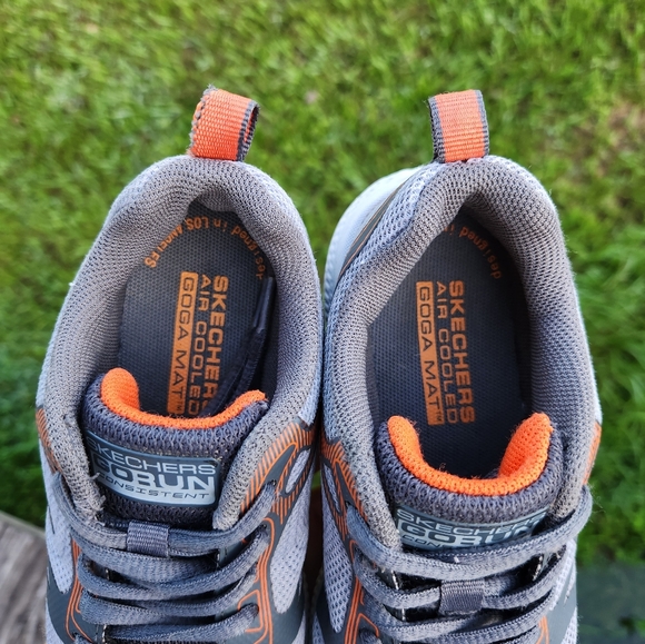 Skechers Kids Go Running Consistent Gray/Charcoal Sneakers Little Boys Size 12 - Picture 6 of 12